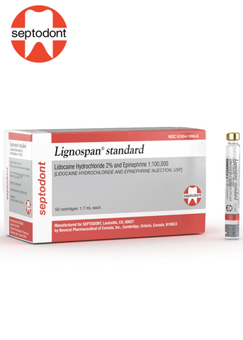 Lignospan: Lidocaina 2% de Septodont