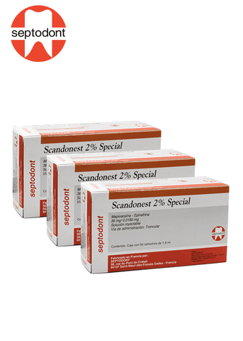 3 Scandonest 2%: mepivacaina
