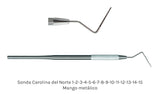 Sondas periodontales y explorer