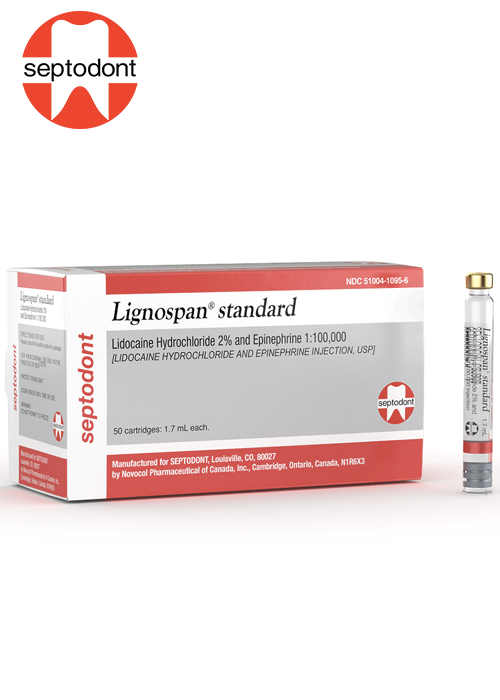 Lignospan (Lidocaína 2% + Epinefrina 1/100.000)