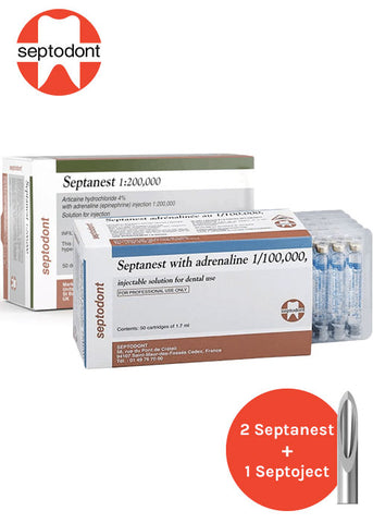 Oferta anestesia dental Epinefrina más septojecj